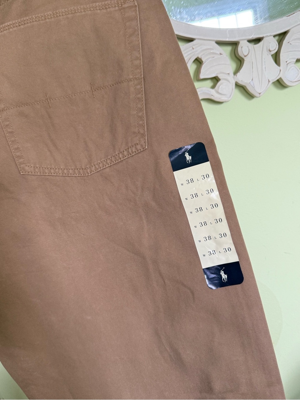 Ralph Lauren Men's Tan Chino Pants - Picture 6 of 6